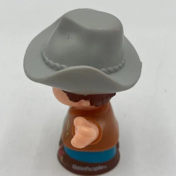 Little People Cowboy Hat Holding Chicken Figurine Toy 3” - Picture 2 of 7
